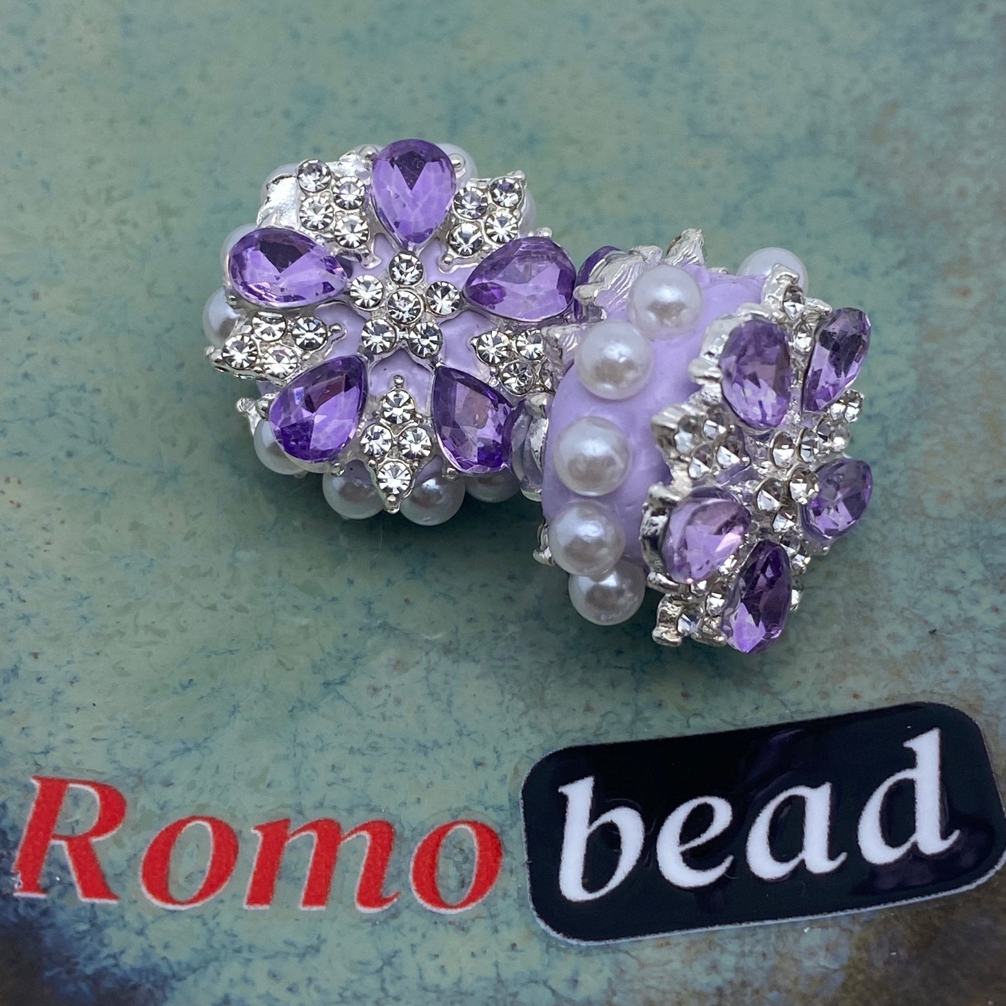 175. supper fancy beads - Romo bead